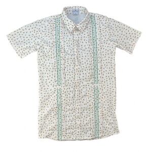 BLUE QUAIL Guayabera Button Front Shirt Dress - 8Y